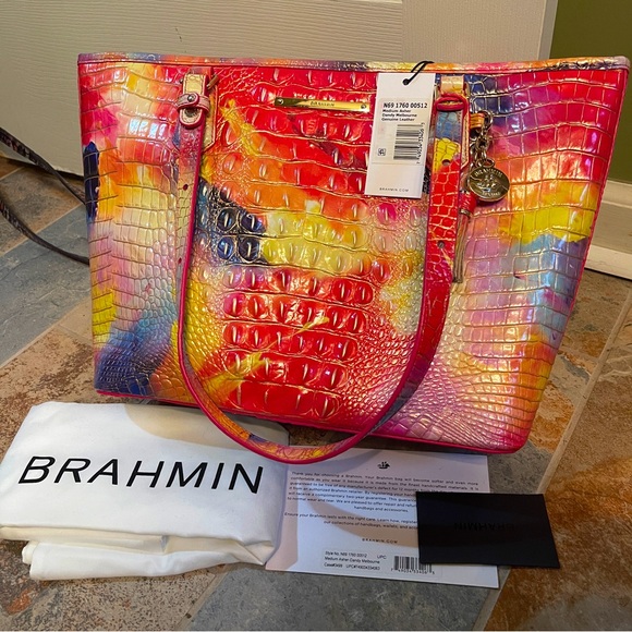 🥰NWT!!! RARE DESIGN!!! Brahmin MEDIUM ASHER IN DANDY!!! - Picture 1 of 16